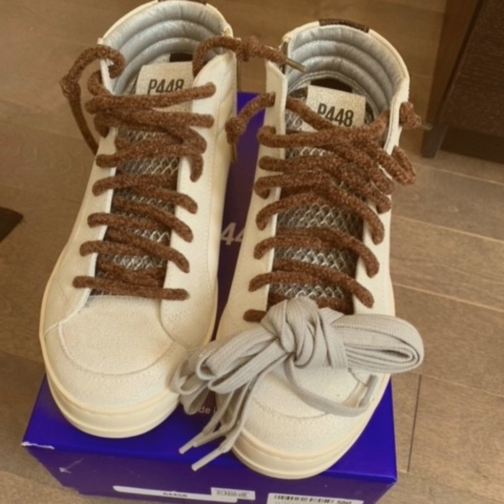 P448 Skate High Top Sneakers, size 36